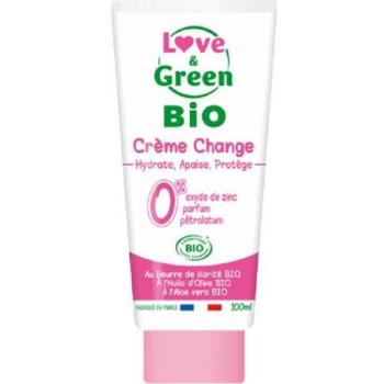 Crema de Cambio Bio 100ml Sin Óxido de Zinc para Piel Sensible - Love & Green