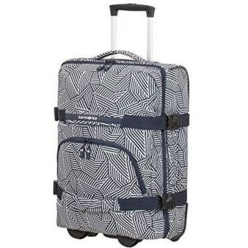 Samsonite Rewind Bolsa de Viaje con Ruedas S, 55 cm, 45 L, Azul