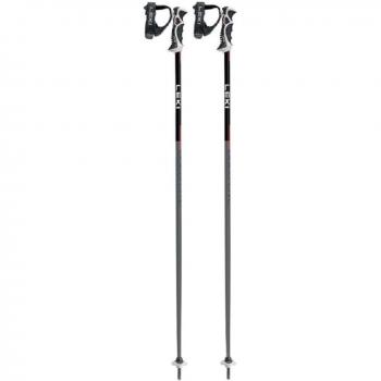 Bastones de Esquí Leki Alpino Bold Lite S - Ligero, ajustable en altura, empuñadura ergonómica, sistema de bloqueo rápido, fabricados en aluminio, puntas intercambiables para diferentes terrenos