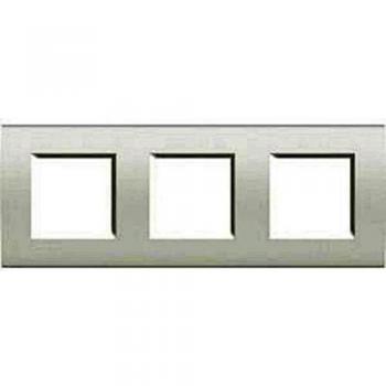 Bticino - lna4802m3bi placa 2+2+2 mod blanco livinglight Ref. 6572550013