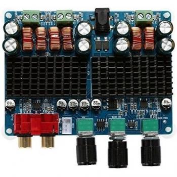 WINGONEER® TPA3116 2x50W + 100W 2.1 Dual Channel Power Amplifier Amplificador de Canales Digitales Potencia del subwoofer Junta DC 12V-26V