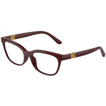 Dolce & Gabbana DG5106U 3091 Women’s Eyeglasses Burgundy Size 54 - Blue Light Block Available