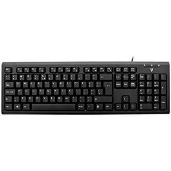 V7 USB Multimedia Keyboard UK PERP, USB/ps2.