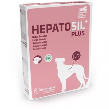 Pharmadiet Hepatosil Plus Razas Grandes 30 Comprimidos Suplemento Protector Hepático para Perros de Razas Grandes