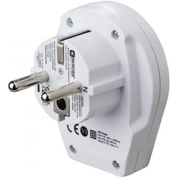 Reisestecker Universal World to Europe USB
