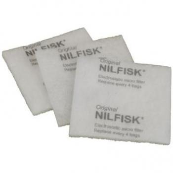 Kit de 3 Prefiltros para Aspiradora Nilfisk Extreme 1470157500 (100x107mm)