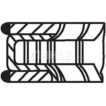 Mahle Original 083 25 N0 kit de junta de pistón