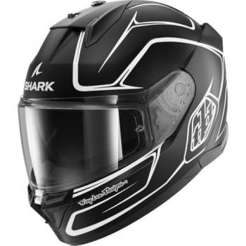 Casco Integral Shark D-Skwal 3 Drone Negro Blanco XL