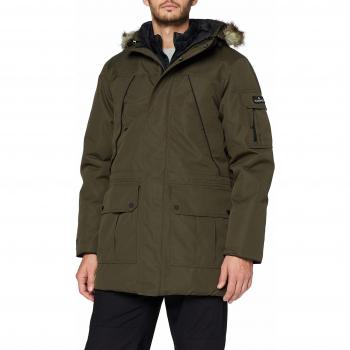 Craghoppers Bishorn - Chaquetas impermeables aisladas, Hombre, Chaquetas Aislamiento Impermeable, CMP288 J7750, Verde bosque., S