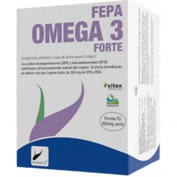 FEPA-OMEGA 3 Forte 30 Perlas - Suplemento de Omega-3 para el Corazón y la Salud Cardiovascular