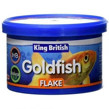 King British Goldfish Flake Food, 12 g, Puede Variar