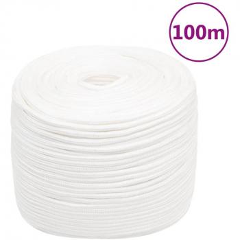 Cuerda de barco polipropileno blanco intenso 6 mm 100 m