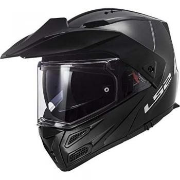 LS2 Casco de moto FF324 METRO EVO Negro P/J, Negro, S