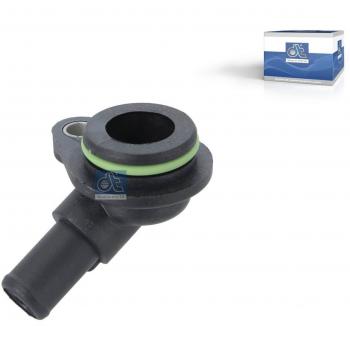 Brida de Refrigerante DT Spare Parts 12.00002 - Flange de líquido de refrigeración, compatible con sistemas de enfriamiento