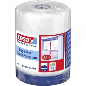Cinta de Cubierta Tesa Easy Cover® UV Básica - Película Protectora Transparente 20m x 1.4m