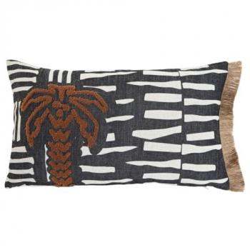 Cojín Home ESPRIT Tropical Palmera 50 x 15 x 30 cm