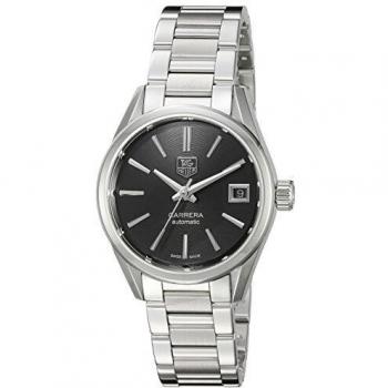 TAG Heuer Women's 'Carrera' Swiss Automatic Stainless Steel Dress Watch, Color:Silver-Toned