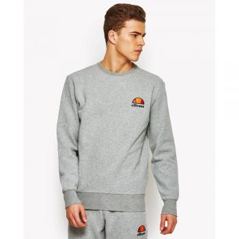 Sudadera Ellesse Diveria Gris Marl con Capucha y Cuello Redondo