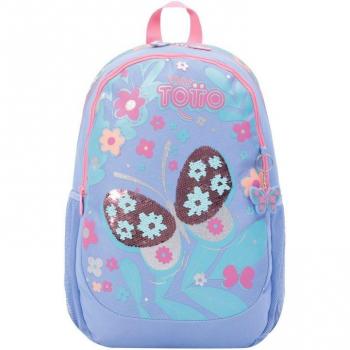 Mochila Escolar Totto España Grande Magic Garden 20 Litros