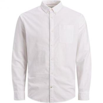 Camisa de Hombre Jack & Jones Oxford Manga Larga Blanca