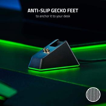Razer Mouse Dock Chroma - Estación de carga para ratón, color negro, conexión USB interior