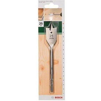 Bosch Accessories 2 609 255 269 Broca fresadora Plana, Hexagonal, Plateado, 25 mm