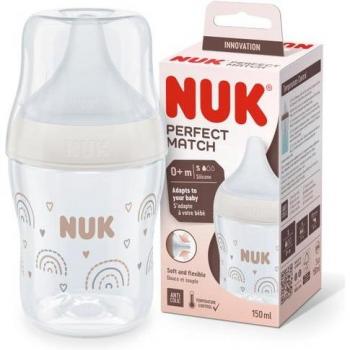 Nuk Biberón Perfect Match Silicona PP 0M+ Rainbow 150ml