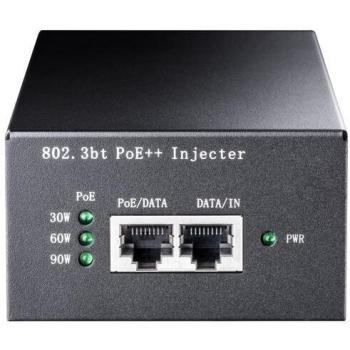 Adaptador e inyector de PoE Gigabit Ethernet Cudy POE400 de alta potencia de 90W