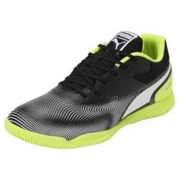 Zapatillas de fútbol sala Puma Truco III Negro/Blanco, calzado para hombre, talla 44.5