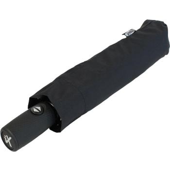 Paraguas plegable, con apertura y cierre automático, extragrande de 122 cm, unisex Negro negro 124