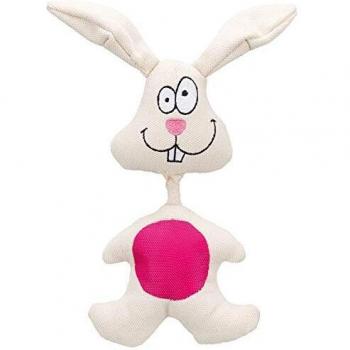 TRIXIE Peluche Lievre 29 cm - Blanc et rose - Pour chien