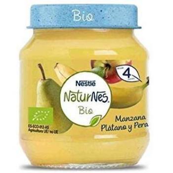 NESTLE NATURNES BIO MANZANA PLATANO Y PERA TARRITO 120 G