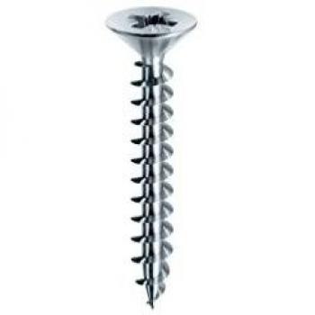 Tornillo Panelvit Pozidriv Cabeza Cilíndrica Zincado Blanco Ø5x120mm - Caja de 100 unidades