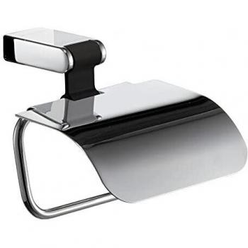 Portarrollos con Tapa para atornillar Cromo/Negro Iris manillons torrent