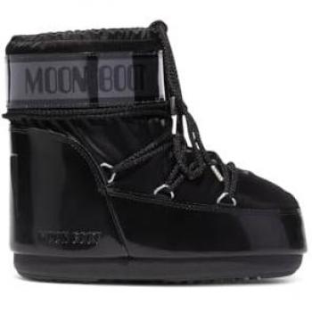 Moon Boot Icon Low Glance Women's Waterproof Winter Boots - Black Size 9 US