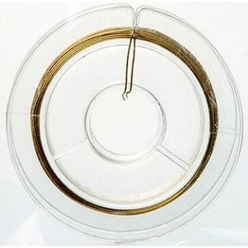 i-mondi® Alambre en oro para las manualidades, bisutería, decoración 15 m Ø 0,3 mm