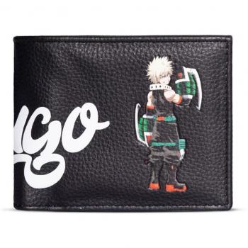 Cartera Bifold My Hero Academia Katsuki Bakugo Negra