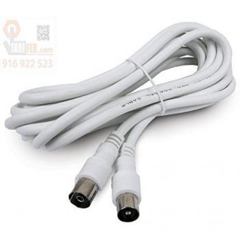 9304R1.5 - Cable coaxial para antena TV 1,5 m Blanco Axil