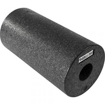 Rodillo de Masaje Fasciado Gorilla Sports Negro 29 cm, Antideslizante, Alta Resistencia