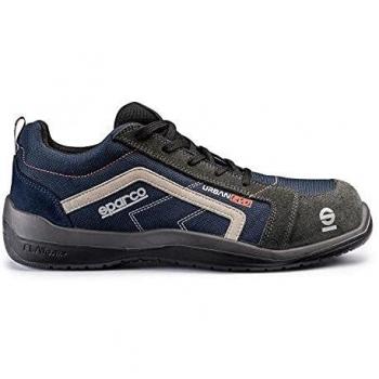 Sparco 0751846BMGR Zapatillas, Azul/Gris, 46