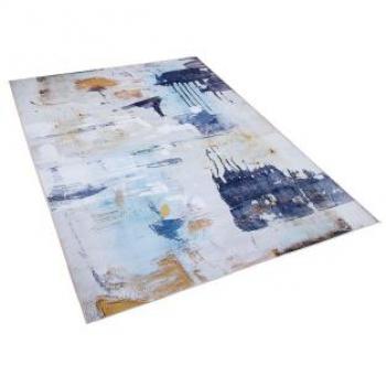 Alfombra Multicolor 140 x 200 cm Efecto Pintura Abstracta Pelo Corto Adapazari