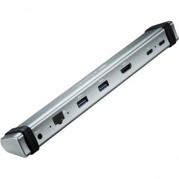 Canyon CNS-TDS06DG Docking Station USB Tipo-C con 2xUSB, 1xHDMI, 2xUSB Tipo-C, 1xRJ45 en Gris Espacial