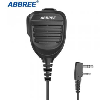 Micrófono de altavoz PTT a prueba de agua con control remoto para radios bidireccionales Baofeng UV-5R, BF-888S, AR-780 y UV-10