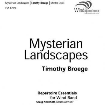 Mysterian landscapes -partition+parties separees