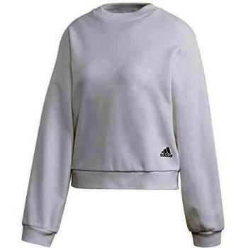 adidas W St Crew Sudadera, Mujer, White, L