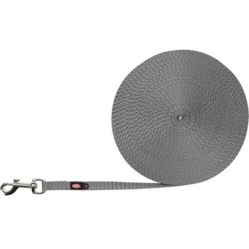 Correa de Adiestramiento Trixie Ramal Tracking Extra Ligera para Perros, Grafito - 15 m x 10 mm