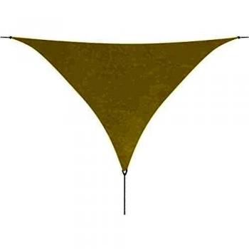 vidaXL Toldo de Vela Rectangular Lona de Sombra Protección Rayos UV Patio Exteriores Jardín Aire Libre Terraza Piscina de Tela Oxford Crema 2x4 m