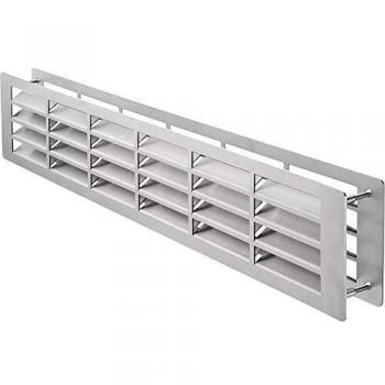 Rejilla de Ventilación 500 x 100 mm, Acero Inoxidable