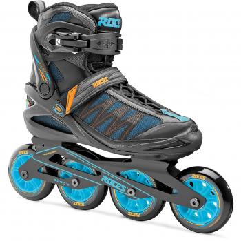 Roces Xenon 2.0 – Patines en línea, hombre, XENON 2.0, black cyan, 40