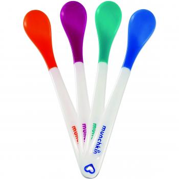 Munchkin White Hot Safety Spoons with Heat Sensor - 4 Pack